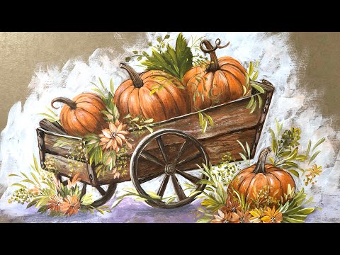 Видео: Как рисовать и раскрашивать тыквы