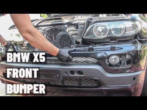 Видео: Снятие Бампера Переднего BMW X5 E53 bumper removal