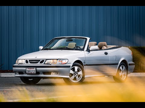 Видео: И 9-3: 2002 Saab 9-3 SE Convertible Tour and Drive