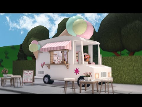 Видео: строим фургончик с мороженым в Блоксбурге с помощью Anix и Frenchrxses