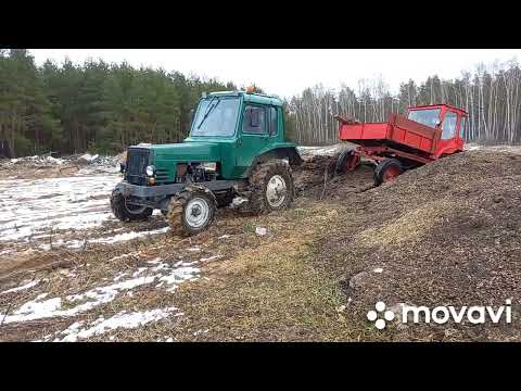 Видео: Т16 против самодельного трактора мини мтз...кто каго?