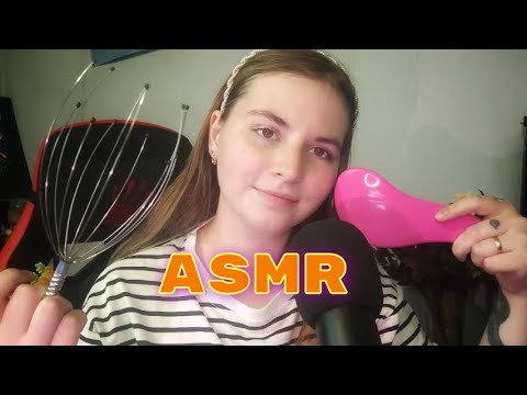 Видео: ASMR МАССАЖ ГОЛОВЫ🧑 asmr head massage