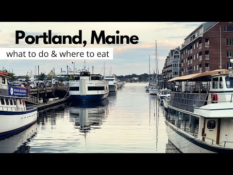 Видео: ПОРТЛЕНД, ШТАТ МЭН, НА ВЫХОДНЫХ | Чем заняться и где поесть