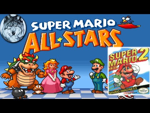 Видео: Super Mario All-Stars (SNES). Part 3/4. Super Mario Bros. 2. Игры 90-х. Longplay.