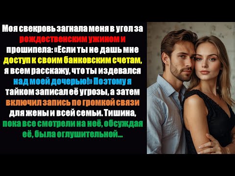 Видео: Моя свекровь зажала меня в углу во время рождественского ужина и прошипела: «Если ты не дашь мне...»