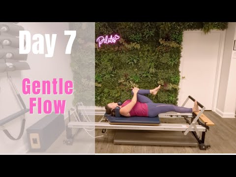 Видео: День 7 | Мягкий пилатес и активное восстановление на реформере | 7-дневный пилатес на реформере