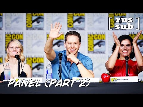 Видео: Панель каста "Однажды в Сказке" Комик-Кон 2016, русские субтитры [Часть 2]