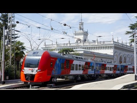 Видео: Из Сочи в Туапсе на экспрессе.From Sochi to Tuapse by Express.