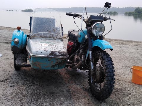 Видео: ИЖ Планета по бездорожью/  МТ резина/ Мото СССР/off-road
