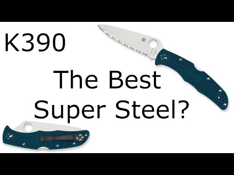 Видео: K390 — лучшая ножевая сталь с высокой степенью сохранения остроты режущей кромки?