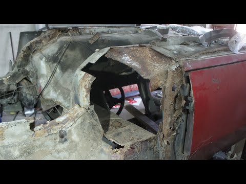 Видео: Opel Manta. Сварка передних лонжеронов.