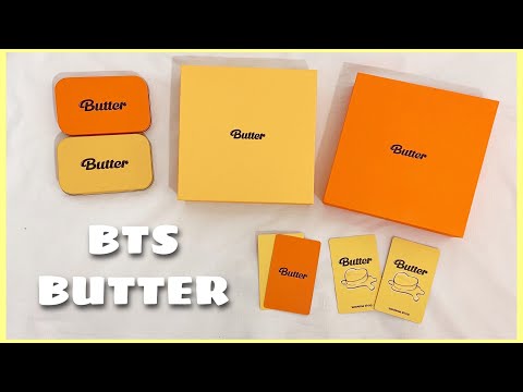 Видео: 😭 долгожданное МАСЛО 🧈  Распаковка BTS - Butter (Peaches & Cream ver.) | kpop album unboxing