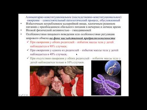 Видео: Лекция Ожирение