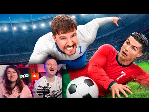 Видео: Обыграй Роналду, Выиграй $1,000,000 | РЕАКЦИЯ на MrBeast
