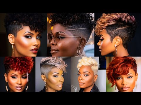 Видео: Лучшие идеи причесок и стрижек в стиле пикси для темнокожих женщин в 2024 году | Фотоидеи стрижек...