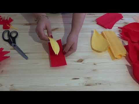 Видео: ЛЕПЕСТКИ ПИОНА, РЕЖУ, РАСТЯГИВАЮ, ПРИДАЮ ФОРМУ