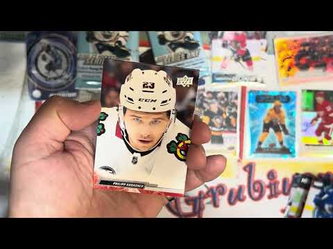 Видео: Бокс Брейк 1 Retail Box по коллекции 2022-23 Upper Deck Series 1 Hockey_Драфт №3