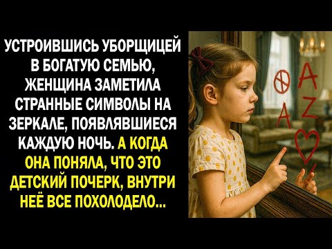 Видео: Устроившись уборщицей в богатую семью, женщина заметила странные послания на зеркале