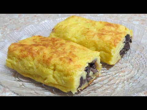 Видео: Картофельный рулет с грибами // Potato roll with mushrooms