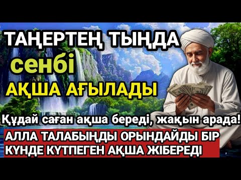 Видео: 🔥Тыңда Өте күшті дұға сенбі - Алла бір күнде ойламаған ақша байлық жібереді, ризығың көбейеді
