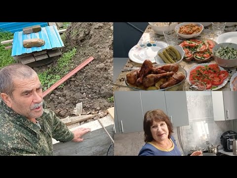 Видео: С Володей не соскучишься/Встречаем гостей/Что приготовила на стол/Поздравление для Анны!