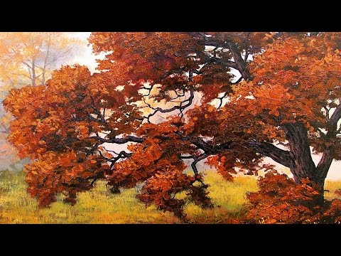 Видео: Осенние пейзажи художника Алика Олейника