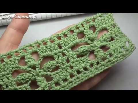 Видео: Узор крючком  Стильный жакетик