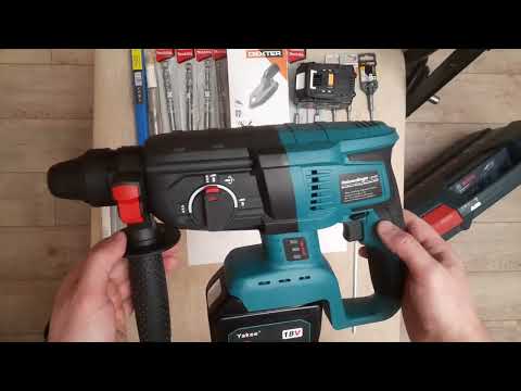 Видео: Обзор бесщеточного перфоратора Heimerdinger LB169 под аккумуляторы Makita 18v