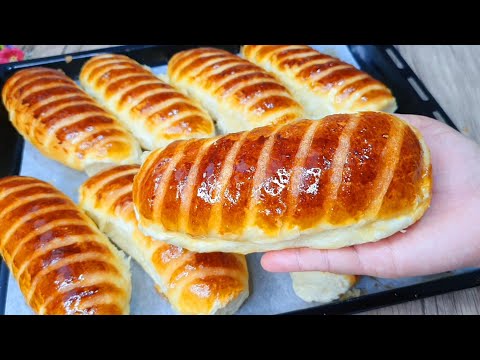 Видео: Вот как надо готовить Самые Вкусные БУЛОЧКИ!Тесто воздушное как пух❗Пахтадек Юмшок Чиройли Булочка❗