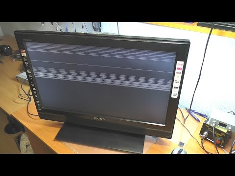 Видео: Полосы на экране / Телевизор SONY KDL-26S3000