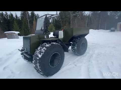 Видео: Новый вездеход на Шинах форестер едет везде