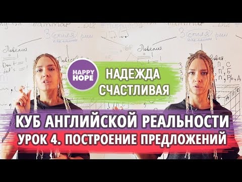 Видео: Куб английской реальности - часть 4. УСПП - универсальная схема построения предложений