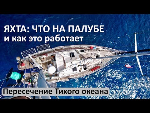 Видео: Обзор парусной яхты Nauticat 40. #2 Мачты, паруса, шкоты, якоря - все что на палубе.