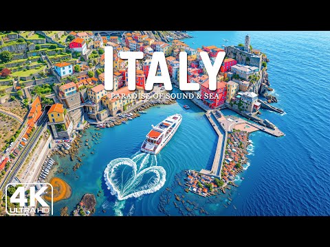 Видео: Италия 4K 🇮🇹 Прибрежная гармония — исследуйте итальянские пляжи и Blue Horizon Deep House Chill