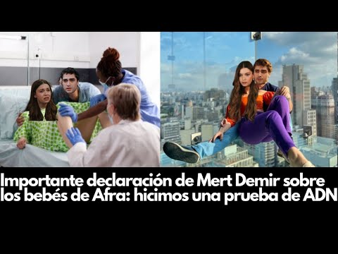 Видео: Важное заявление Мерта Демира о детях Афры: мы сделали ДНК-тест