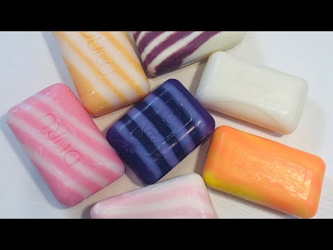 Видео: Cutting soap different drying ASMR / Полосатенькие разной просушки АСМР