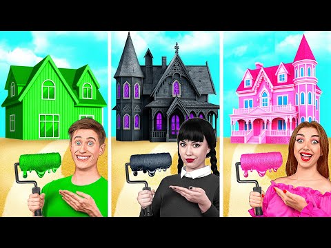 Видео: Домики Одного Цвета Челлендж | Смешные Моменты от Mega DO Challenge