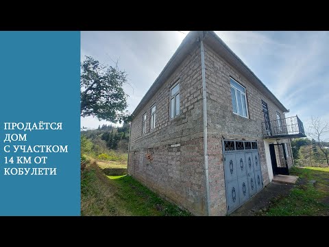 Видео: Продается дом с участком 14 км от Кобулети. Цена 50 000 без учета стоимости перевода земли в не с/з