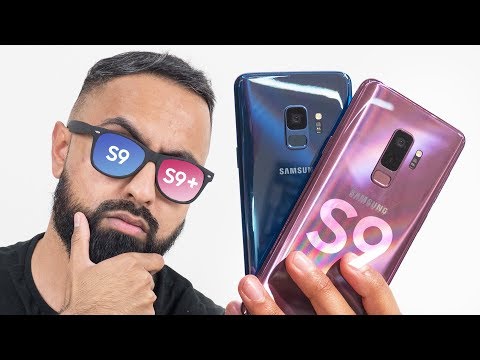 Видео: Samsung Galaxy S9 против S9 Plus