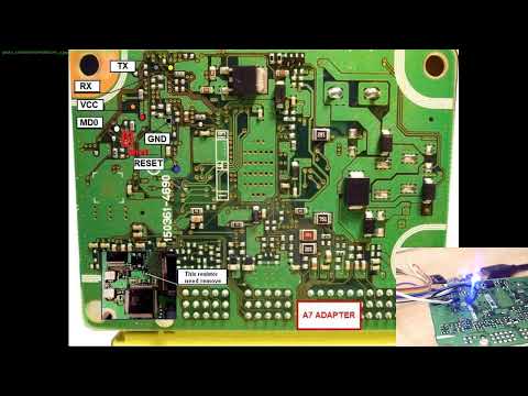Видео: Прошивка Renesas H8SX/1725S в BOOT mode по UART