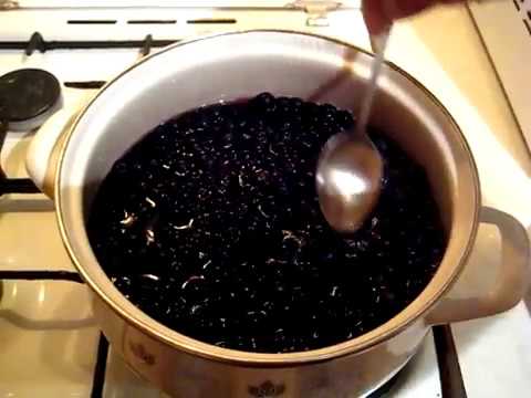 Видео: Рецепт варенья из черноплодной рябины(Аронии) .The recipe of jam from Аронии.