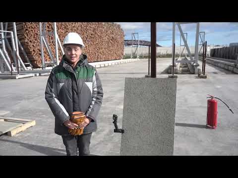 Видео: Тестирование фибролитовых плит NORDECO на горючесть и прочность