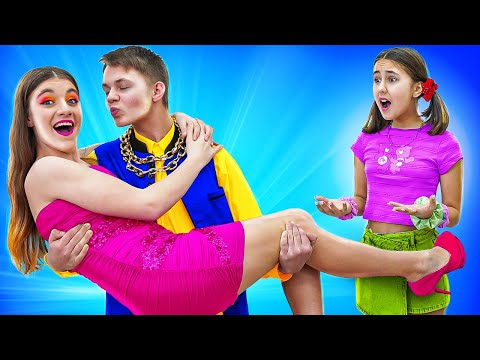 Видео: Мой Богатый Папа Влюбился в Нашу Няню || Смешные Ситуации с Друзьями