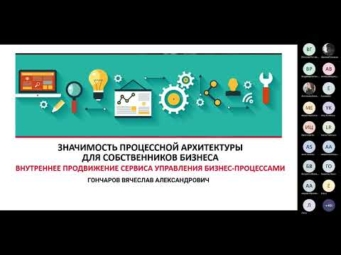 Видео: Значимость процессной архитектуры для собственников бизнеса