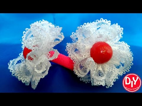 Видео: Резиночка малышка на волосы/DIY/Мастер класс