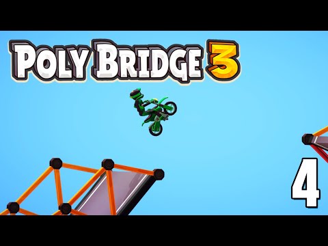 Видео: Каскадеры! 🐱‍👤 | Poly Bridge 3 | Часть 4