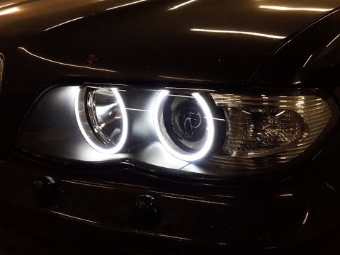 Видео: BMW X5 E53. Ангельский глаз перестал гореть.