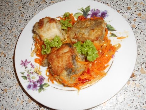 Видео: Минтай На Овощной "Подушке"-РЫБНЫЙ ДЕНЬ