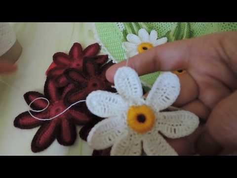 Видео: Вяжем ромашки