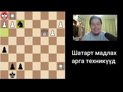 Видео: Шатрын тухай # 3 - ШАТАРТ МАДЛАХ АРГА ТЕХНИКҮҮД (Checkmate patterns)